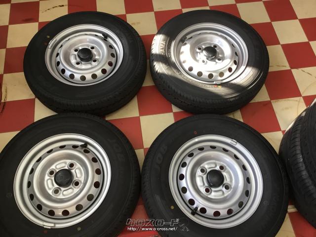 ホイール・タイヤ・12インチダイハツハイゼット新車外し純正スチール4 