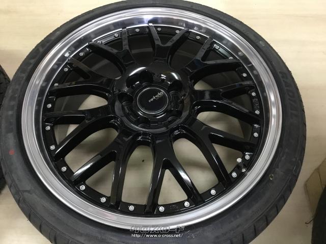 ホイール・タイヤ・19インチアネーロコラソン4本Set新品タイヤ J66・ご
