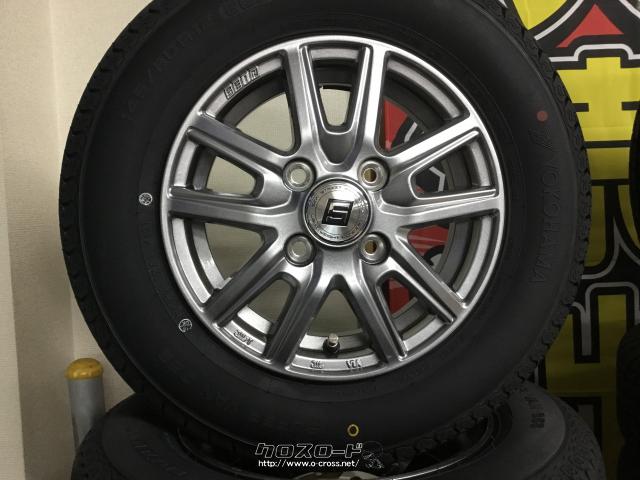 ホイール・タイヤ・12インチ新品ザインSSシルバー4本Set新品国産LT
