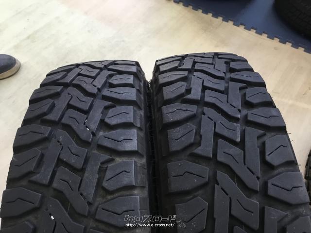 ホイール・タイヤ・12インチ新品ザインSSブラック2本新品2本中古
