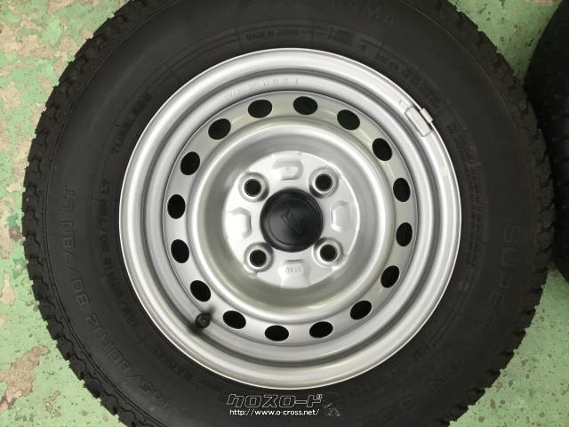 ホイール・タイヤ・12インチ新車外しダイハツハイゼット純正スチール4 