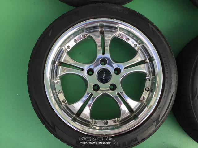 ホイール・タイヤ・17インチ中古プレシャス タイヤ4本×6部溝 J63・ご 