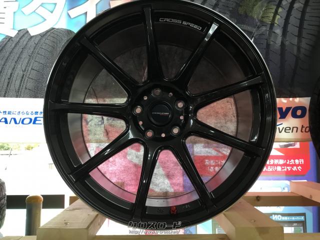 ホイール・タイヤ・19インチクロススピードRS9 4本Set 新品タイヤ