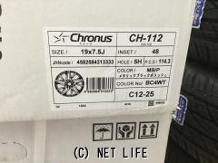 ホイール・タイヤ・19インチ新品クロノスCH-112 タイヤ4本×新品セット
