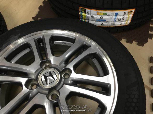 ホイール・タイヤ・14インチ中古ホンダNーBOX純正 タイヤ4本×新品