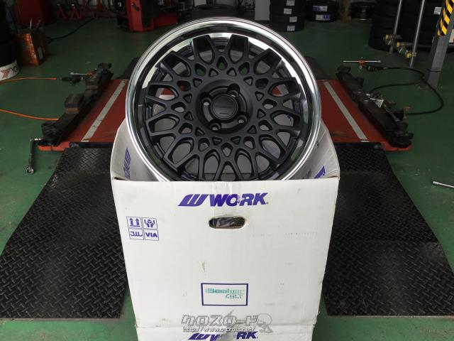 ホイール・17インチ新品WORKシーカーCX マッドブラック ディスク;A