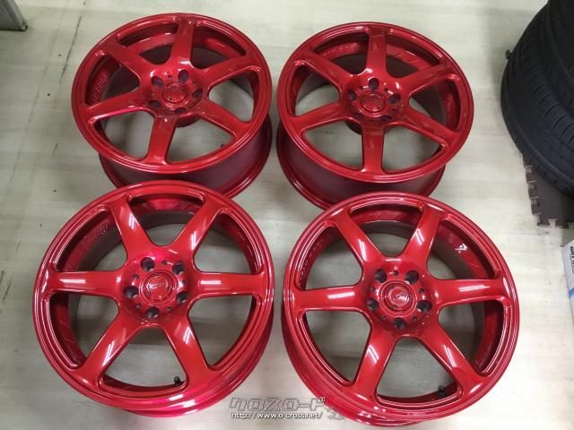 ☆中古品 美品 レイズ ボルクレーシング 18インチホイール　4本セット☆ RAYS レイズ VOLK RACING ボルクレーシング GT-V 18インチ