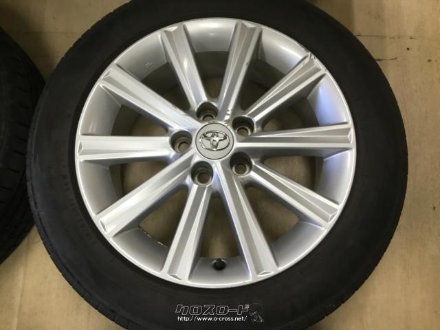ハイグロス　50 カムリ　ハイブリッド　後期　純正　17インチ　　62A1.4I ホイール・タイヤ・17インチ中古トヨタ50カムリ純正 4本×中古7部山 j43