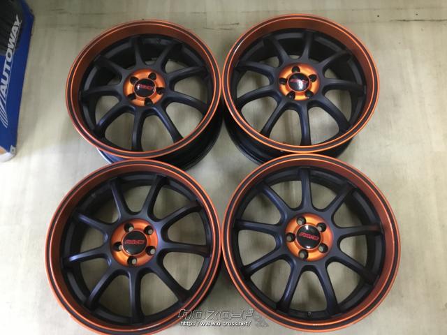 ホイール・18インチ中古レイズ フルクロス スリーカーズ 4本set j68 