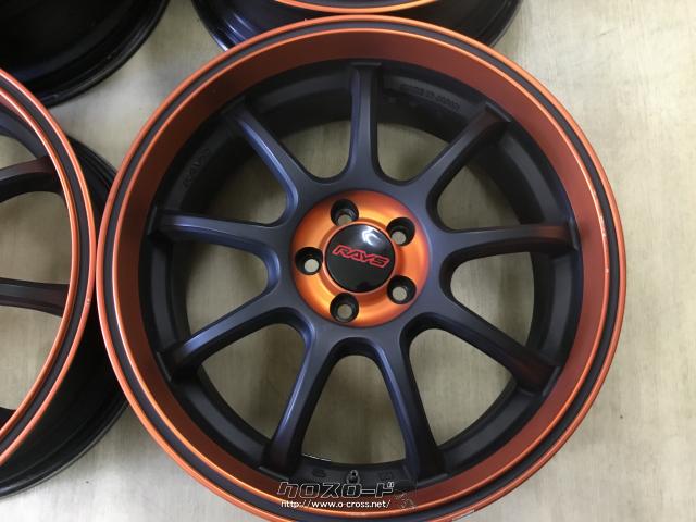 ホイール・18インチ中古レイズ フルクロス スリーカーズ 4本set j68 