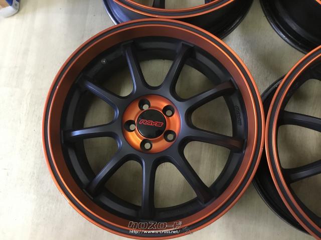 ホイール・18インチ中古レイズ フルクロス スリーカーズ 4本set j68