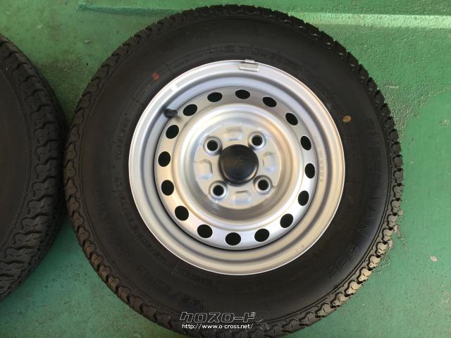 ホイール・タイヤ・12インチ新車外しダイハツハイゼット純正 タイヤ4本