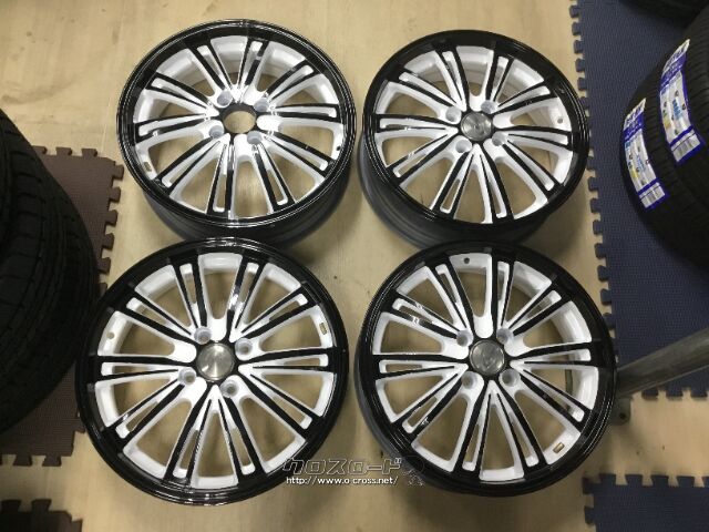 レオニス18インチ 　中古タイヤ4本セット　最終値下げ ☆平店☆ 中古ホイール4本セット ウェッズ レオニスTX 18X7.0J