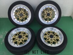 ホイール・タイヤ 14インチWORK Equip03 4本Set中古タイヤK66