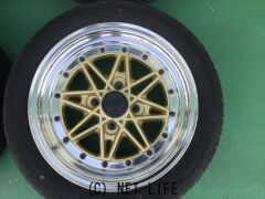 ホイール・タイヤ 14インチWORK　Equip03　4本Set中古タイヤK66