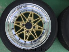 ホイール・タイヤ 14インチWORK Equip03 4本Set中古タイヤK66