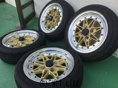 ホイール・タイヤ 14インチWORK Equip03 4本Set中古タイヤK66