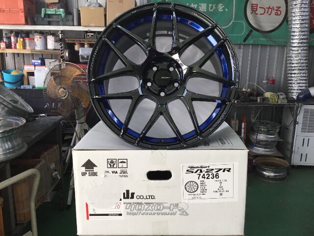 ホイール 18インチ新品WedsSport SA-27R カラー;BLCⅡ 新品タイヤ別