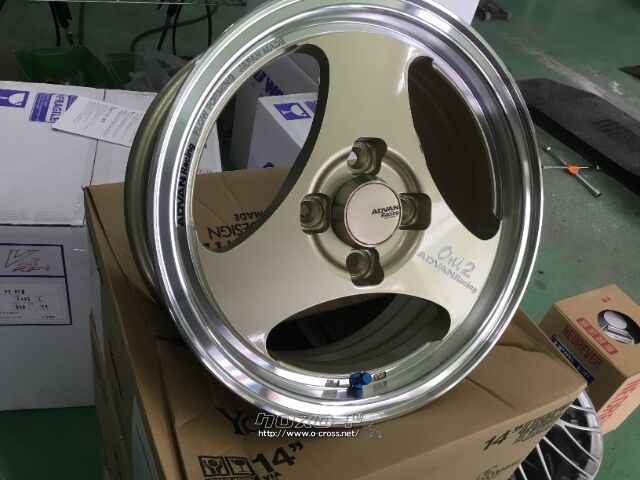 ホイール・タイヤ・14インチ新品ADVANRacing Oni2（センターキャップ