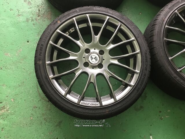 ホイール・タイヤ・17インチ中古MONZAJAPANワーウィック タイヤ