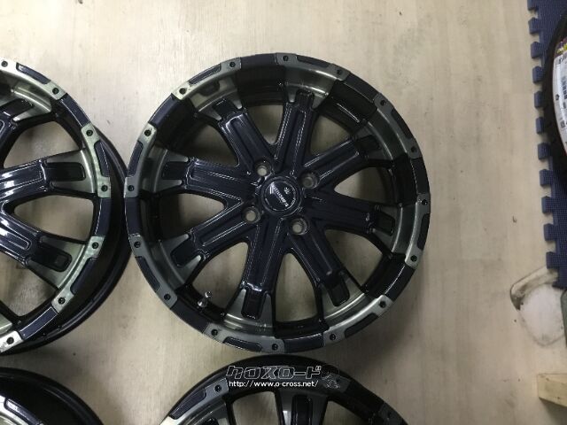 ロクサーニ　16インチアルミホイール　4本セット ロクサーニ ホイール4本セット BADX バドックス BATTLESHIP NEO