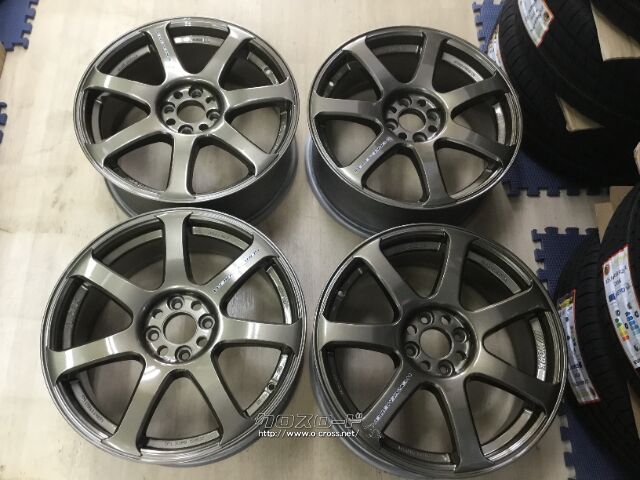 ワークXT7 メッキ　7J+32 １７インチ２本 ワークXT7 メッキ 7J+32 17インチ2本 ワークXT7 メッキ 7J+32 17