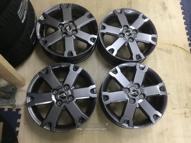 ホイール・15インチ中古新車外しダイハツタフト純正 ガンメタ ホイール 