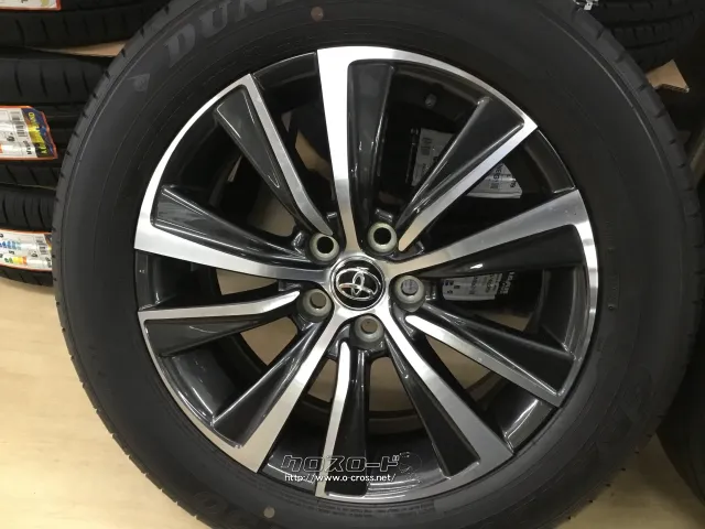 ホイール・タイヤ 18インチ中古トヨタ80系ハリアー純正 中古タイヤ4本×4部セット J48