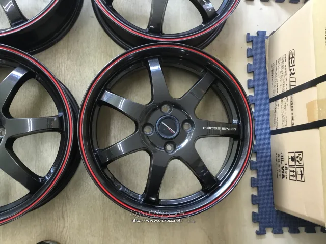 ホイール・タイヤ 16インチ中古美品クロススピードCR7タイヤ4本×新品セット K65