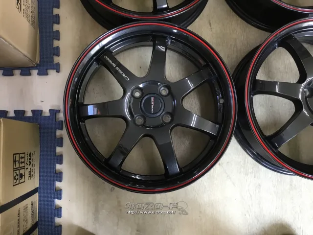 ホイール・タイヤ 16インチ中古美品クロススピードCR7タイヤ4本×新品セット K65