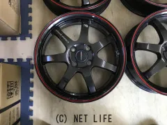 ホイール・タイヤ 16インチ中古美品クロススピードCR7タイヤ4本×新品セット　K65