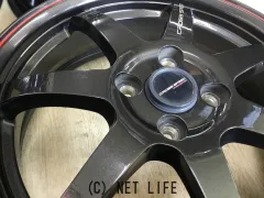 ホイール・タイヤ 16インチ中古美品クロススピードCR7タイヤ4本×新品セット K65