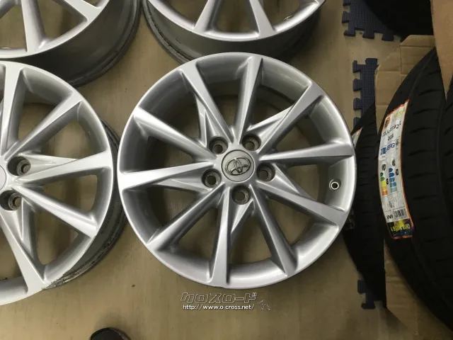 ホイール・タイヤ・17インチ中古トヨタ プリウスα純正 タイヤ4本×新品
