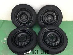 ホイール・タイヤ 14インチ中古日産スチールホイールタイヤヨコハマ155/65R14 X-AT J