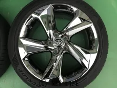 ホイール・タイヤ 18インチクラウンRS純正アルミ 4本Set 中古タイヤ J47