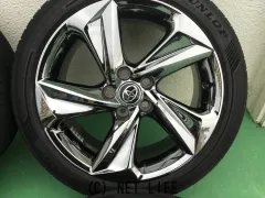 ホイール・タイヤ 18インチクラウンRS純正アルミ 4本Set 中古タイヤ J47