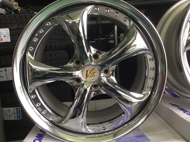 ホイール 18インチ●WORK●VSKF#(Chrome Edition)4本Set