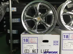 ホイール 18インチ●WORK●VSKF#(Chrome Edition)4本Set
