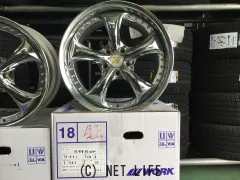 ホイール 18インチ●WORK●VSKF#（Chrome Edition）4本Set