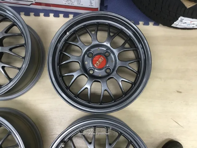 ホイール 15インチ中古BBS(RG357)タイヤ別途料金 15×6.5+37 J63