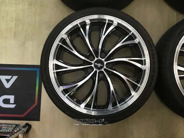 ホイール・タイヤ 19インチ中古プレシャスHS-2 タイヤ中古4本×6部溝 J77
