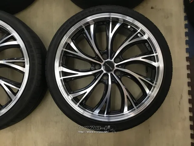 ホイール・タイヤ 19インチ中古プレシャスHS-2 タイヤ中古4本×6部溝 J77