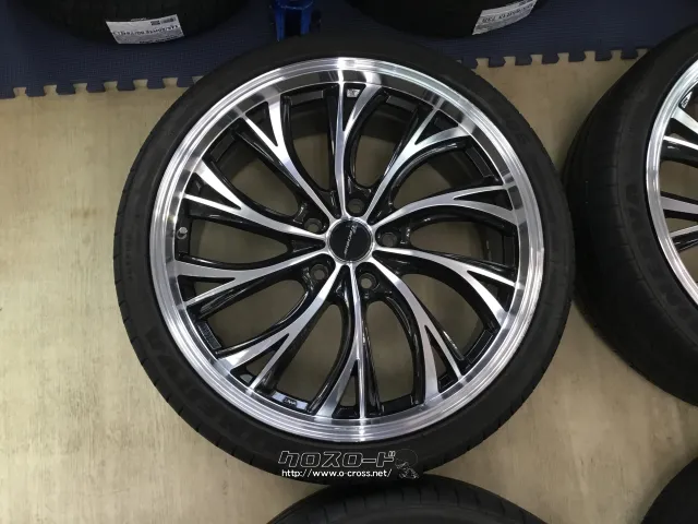 ホイール・タイヤ 19インチ中古プレシャスHS-2 タイヤ中古4本×6部溝 J77