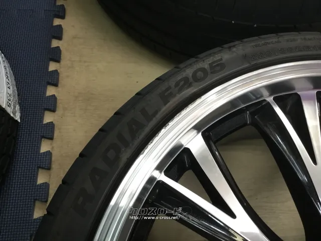 ホイール・タイヤ 19インチ中古プレシャスHS-2 タイヤ中古4本×6部溝 J77