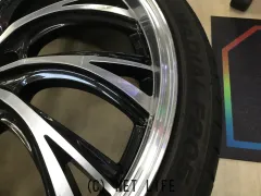 ホイール・タイヤ 19インチ中古プレシャスHS-2　タイヤ中古4本×6部溝　J77