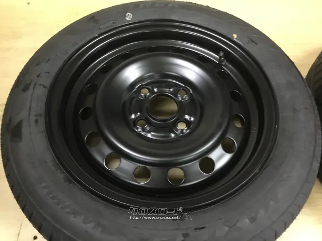 ホイール・タイヤ 14インチ中古トヨタ純正スチール リペア品 タイヤ×4本新品セット K32