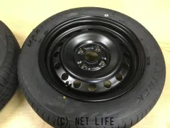 ホイール・タイヤ 14インチ中古トヨタ純正スチール　リペア品　タイヤ×４本新品セット　K32
