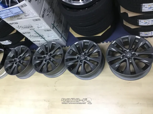 ホイール 18インチ中古TOYOTA20系アルファ―ド純正 タイヤ別途料金 タイヤ4本セッ