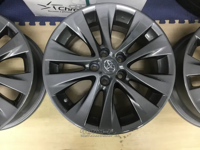 ホイール 18インチ中古TOYOTA20系アルファ―ド純正 タイヤ別途料金 タイヤ4本セッ