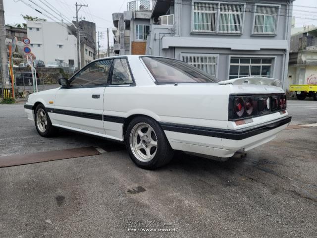 スカイライン ローダウン ホワイト 日産 スカイライン GTS-X 5MT 希少フルノーマル車 鈑金キレイ!!・1986